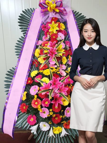 라비에벨웨딩 3단화환 기본형